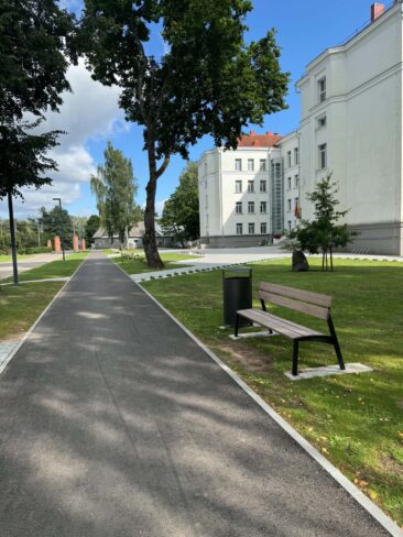 Jurbarko rajono bevariklio transporto infrastruktūros įrengimas